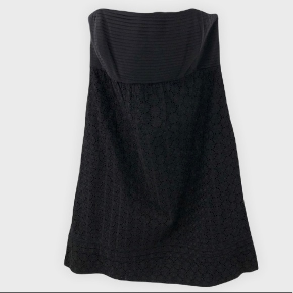 Shoshanna Strapless Black Dress